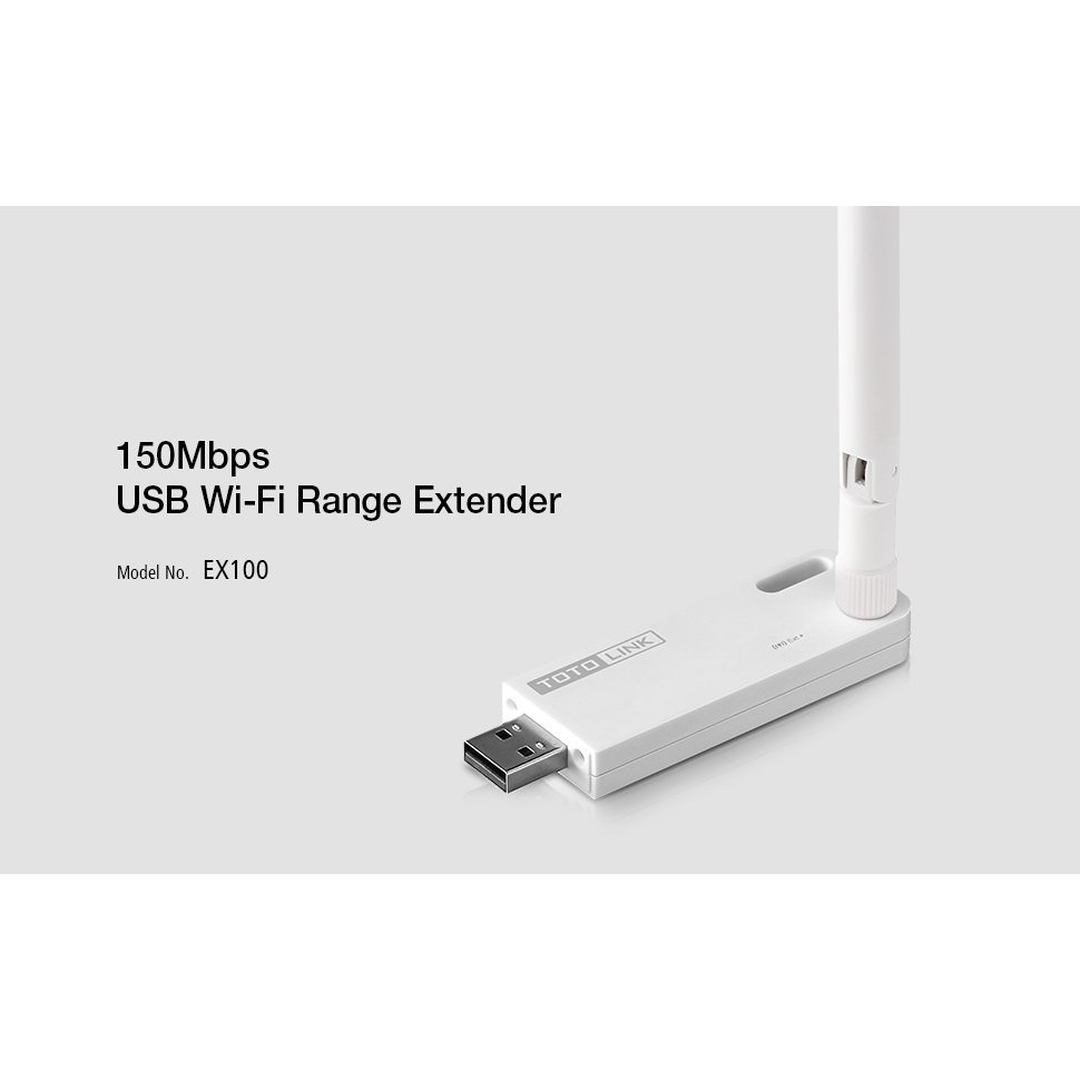 EX100 - USB mở rộng sóng chuẩn N tốc độ 150Mbps TOTOLINK