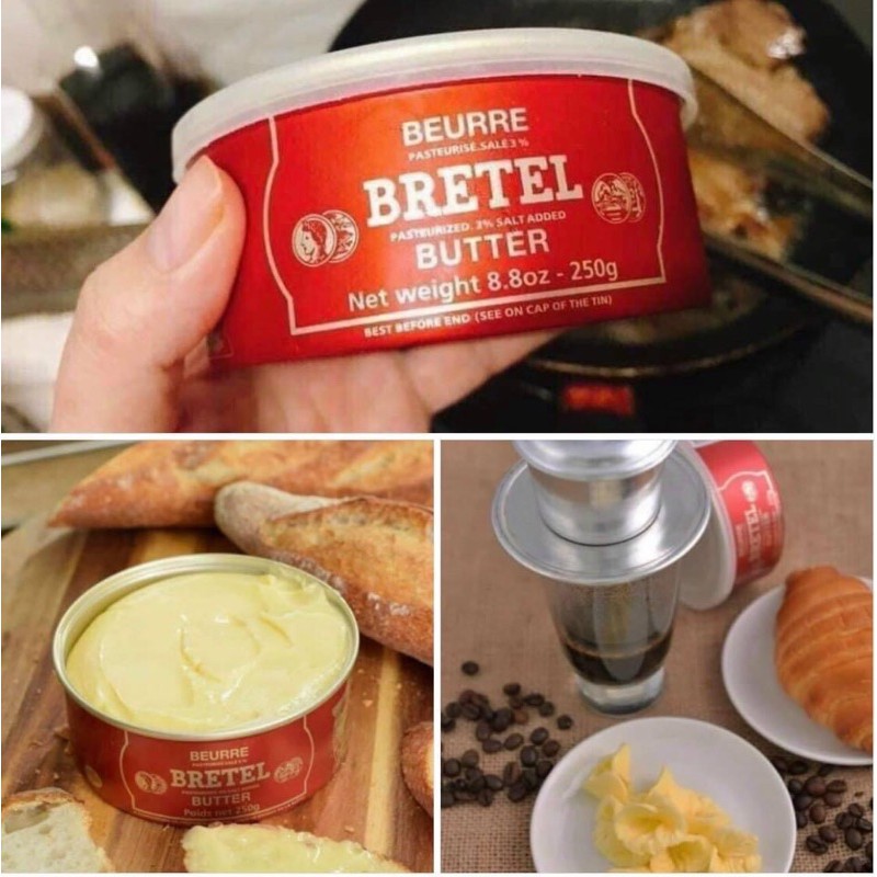 BƠ MẶN BRETEL 250gr của PHÁP