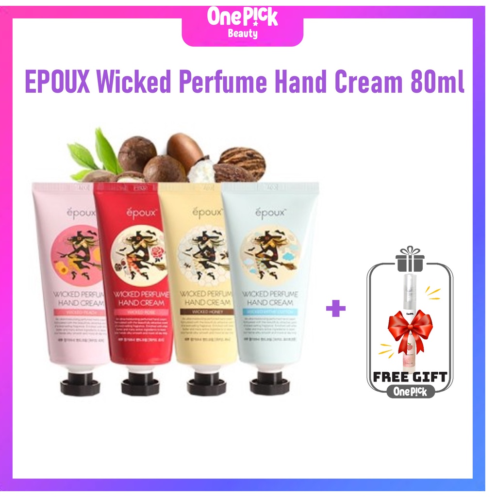 Kem dưỡng da tay EPOUX Wicked 80ml chiết xuất từ bơ thực vật cho da mềm mịn mờ nhăn chống nứt nẻ da