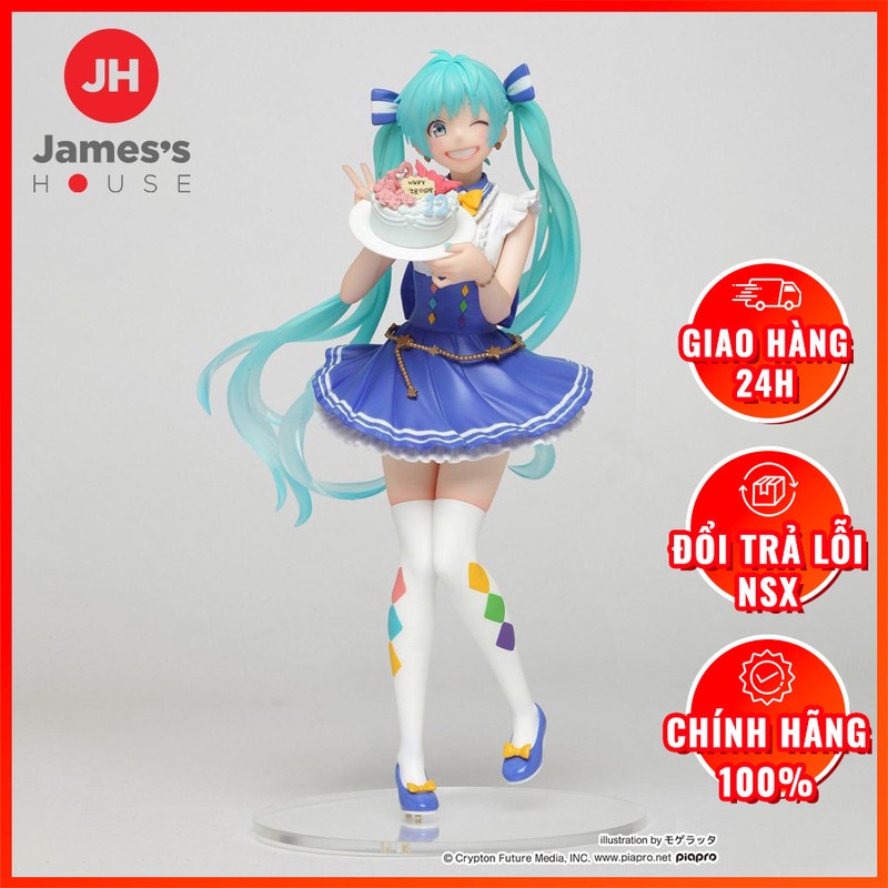 Mô Hình Figure Nhân Vật Anime Vocaloid - Hatsune Miku - Birthday 2019 Ver., Taito, chính hãng Nhật Bản, quà trang trí