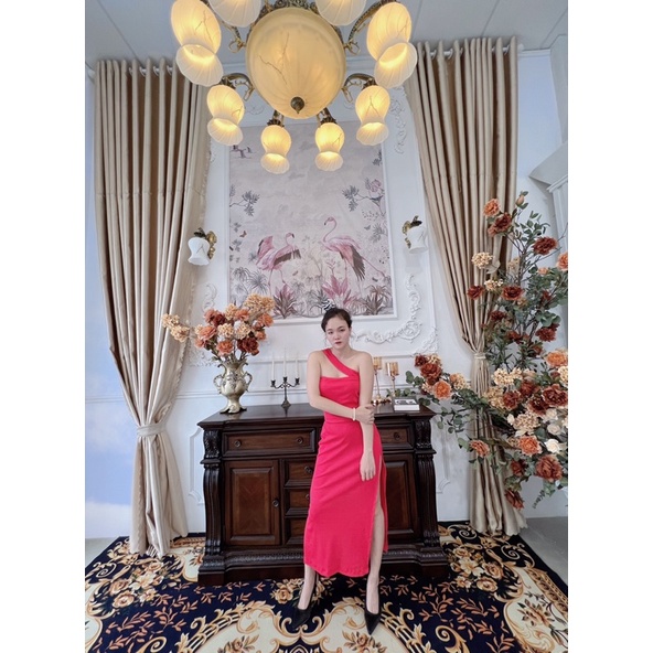 set Đầm thun gân tiểu thư [🔥 cao cấp]