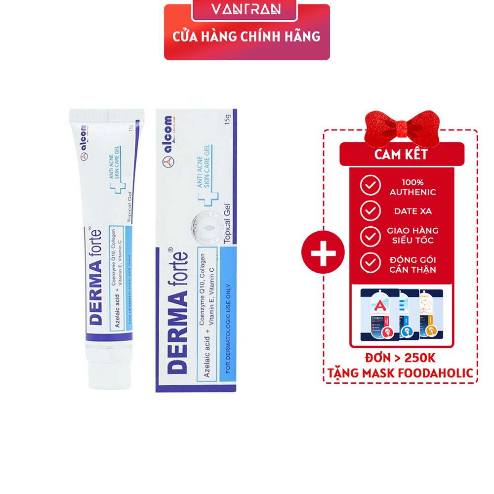 Gel Derma Forte Mờ Thâm Mụn Giảm Viêm Gamma Chemicals 5g