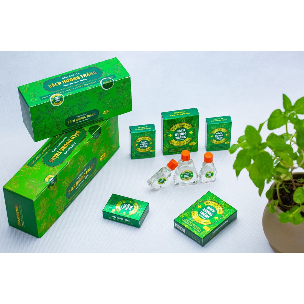 Dầu bạc hà BÁCH HƯƠNG TRẮNG 7ml