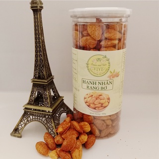 Hạnh Nhân Rang Bơ Mỹ mỏng vỏ Vive (hũ 500g)