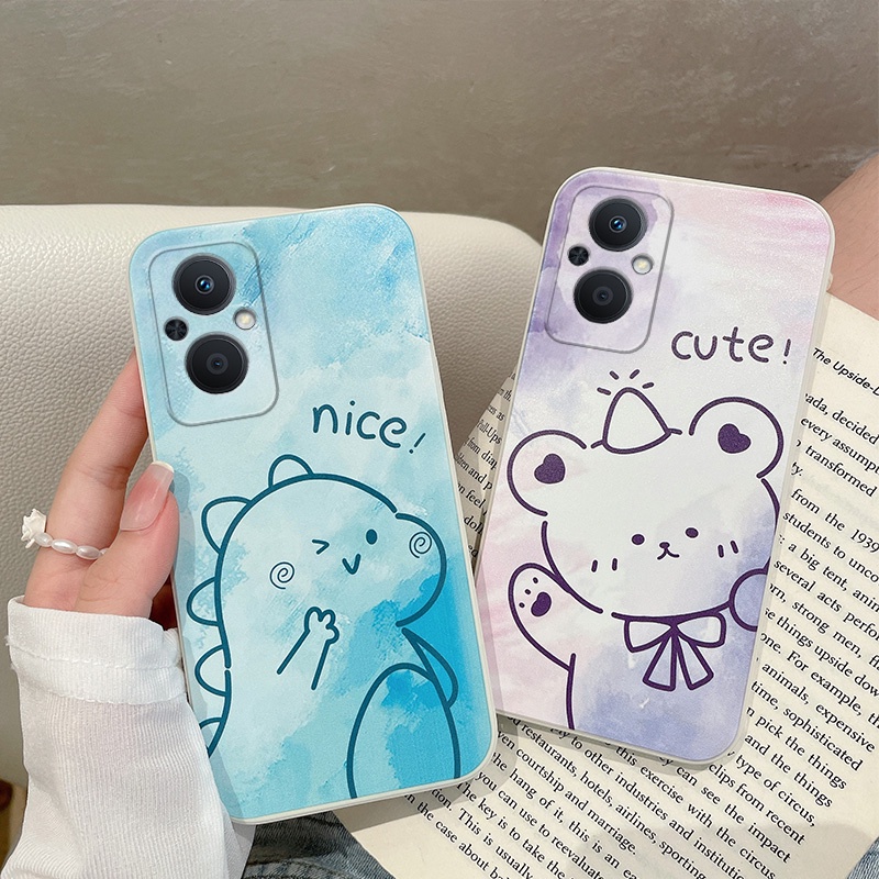 ốp lưng OPPO Reno7 Z 5G ốp lưng oppo reno 7z Ốp Điện Thoại Silicon Dẻo Họa Tiết Hoạt Hình Dễ Thương Chống Sốc Cho OPPO Reno 7Z Reno 8Z 5G