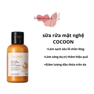 Sữa Rửa Mặt Cocoon Chiết Xuất Từ Nghệ Hưng Yên 140ml Hung Yen Turmeric Cleanser