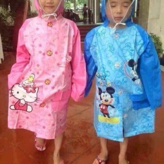 Áo mưa trẻ em hình thú xuất nhật