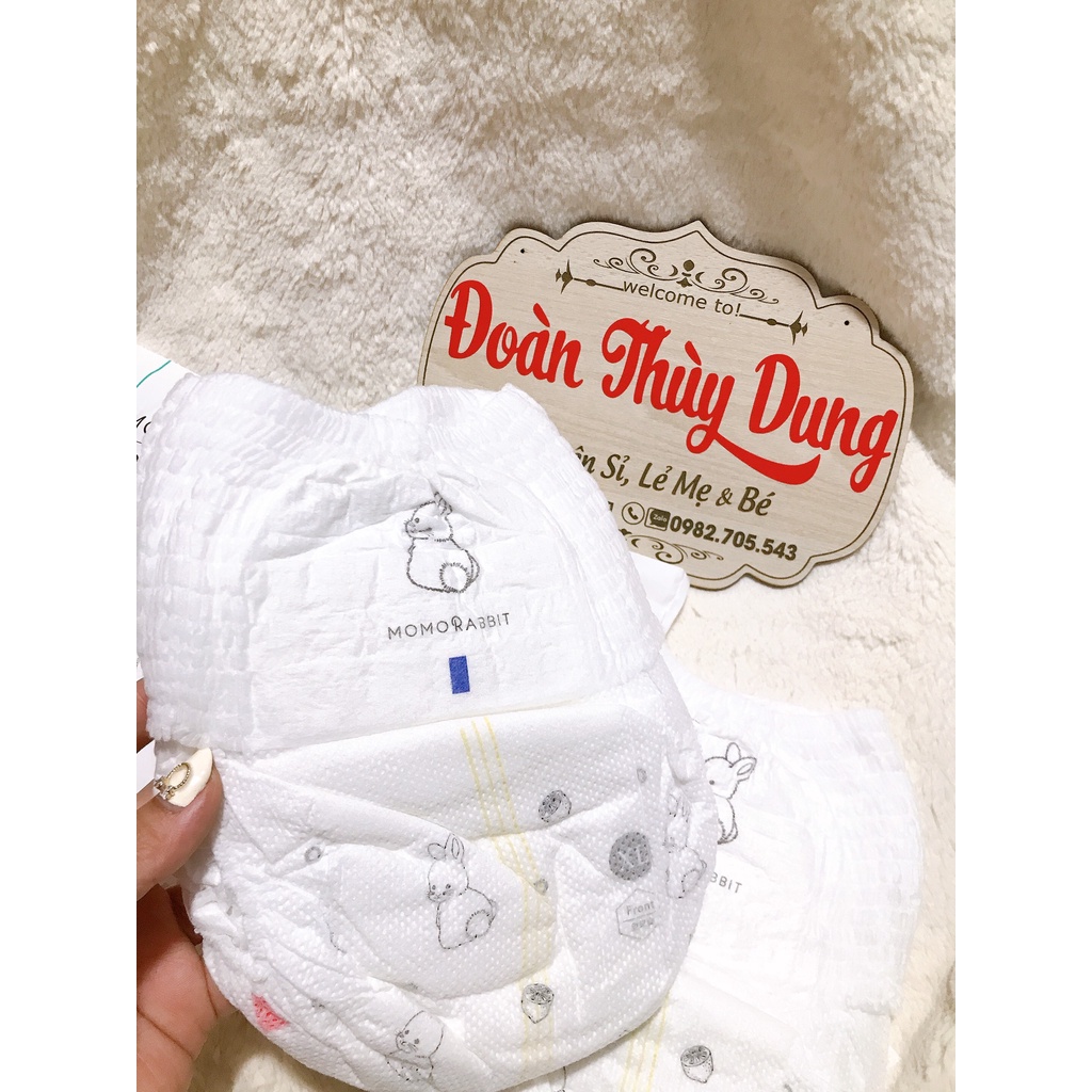 Combo 1 thùng 4bịch Bỉm Dán/Quần Momo Rabbit Nội Địa Hàn Đủ Size S50/M44/L40/L28/XL22/XXL18