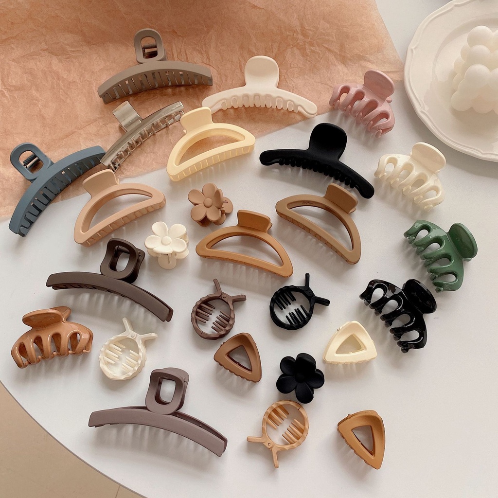 Kẹp tóc Chéo Pastel phong cách Hàn Quốc