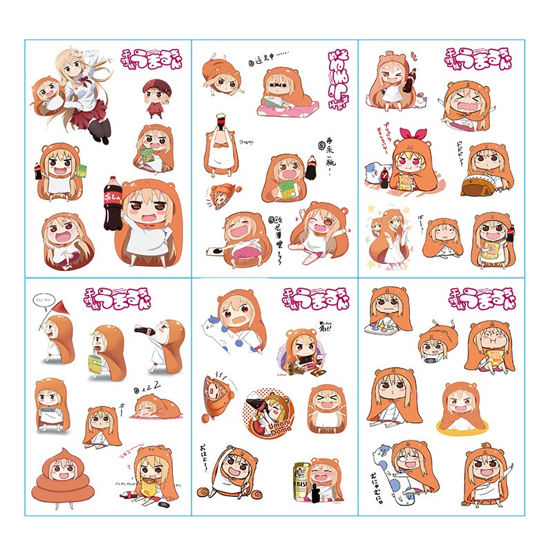 Bộ 6 tấm Sticker Umaru-chan