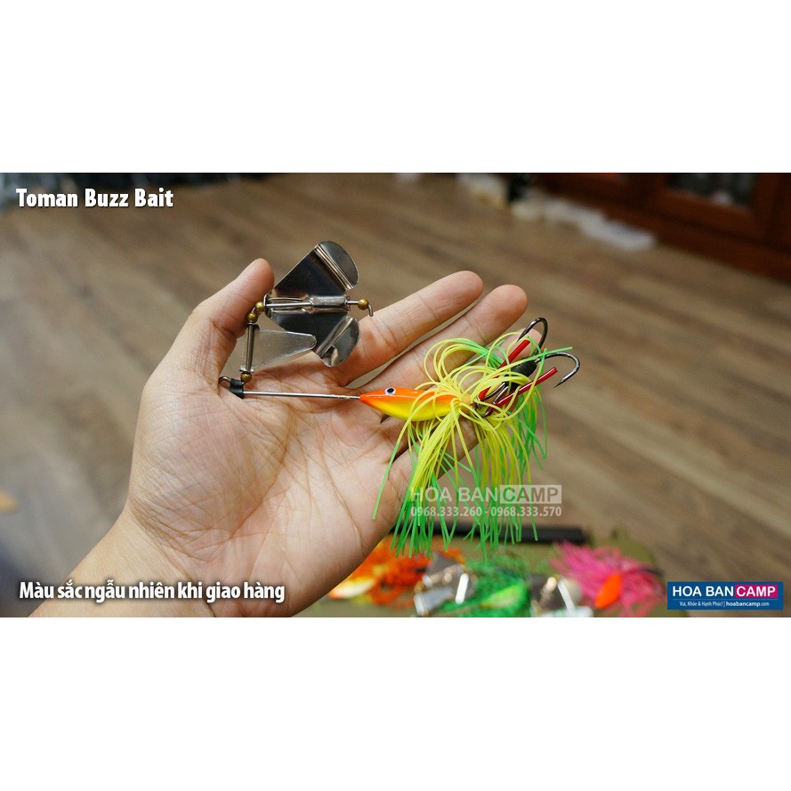 Mồi Lure Lóc Bông Toman - Buzz Bait Thailand Handmade | 27g - 13.5cm