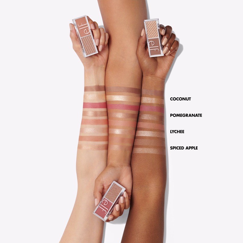 Phấn Má Hồng Và Bắt Sáng el.f Hightlight Bite Size Face Duo Dạng Bảng 2 Ô Tiện Lợi | Dễ Dùng, Lên Màu Chuẩn, Bám Lâu