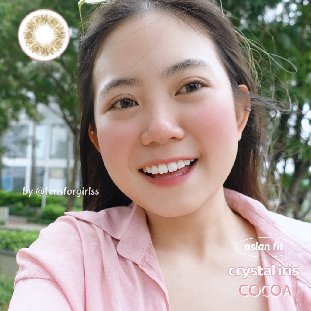 Kính Áp Tròng nâu hạt dẻ SIESTA IRIS COCOA dành cho mắt nhạy cảm - Pc Hydrogel | Hạn sử dụng 6 tháng