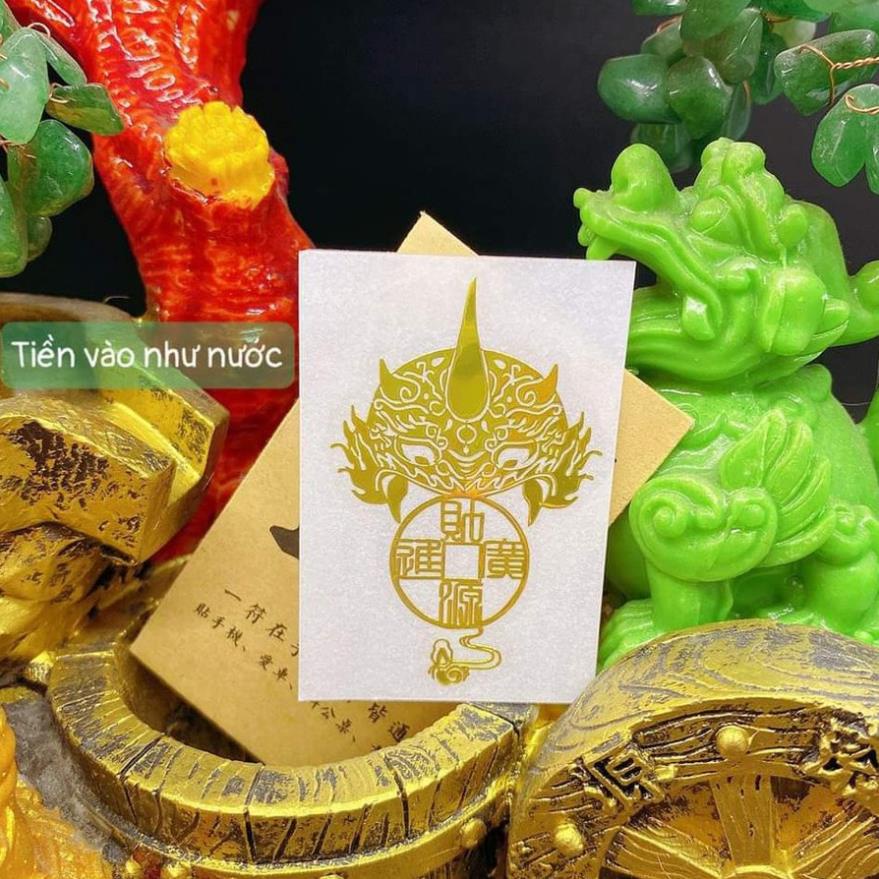 Combo 2 miếng dán mặt lưng điện thoại may mắn, tài lộc phù hợp các dòng điện thoại đẹp lung linh