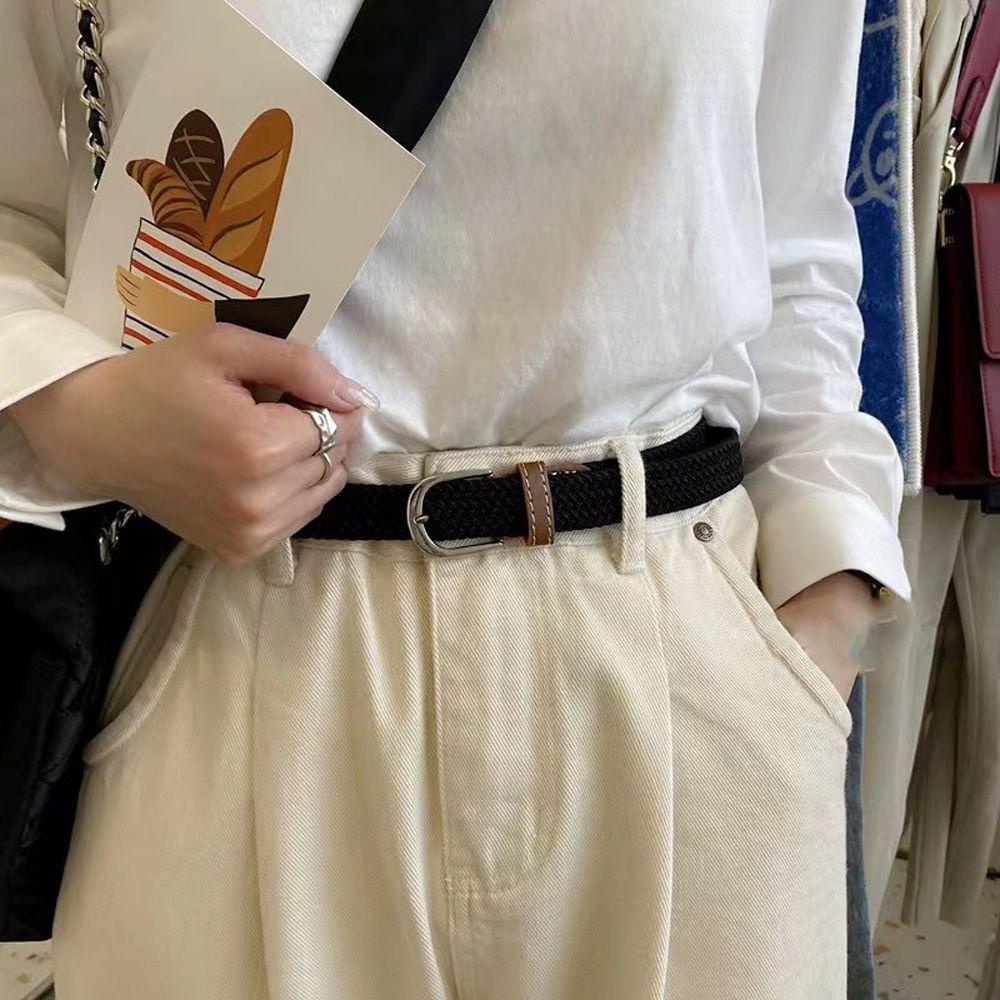 Thắt Lưng VANES1 Co Giãn Không Đục Lỗ Phong Cách Cổ Điển Dành Cho Nữ