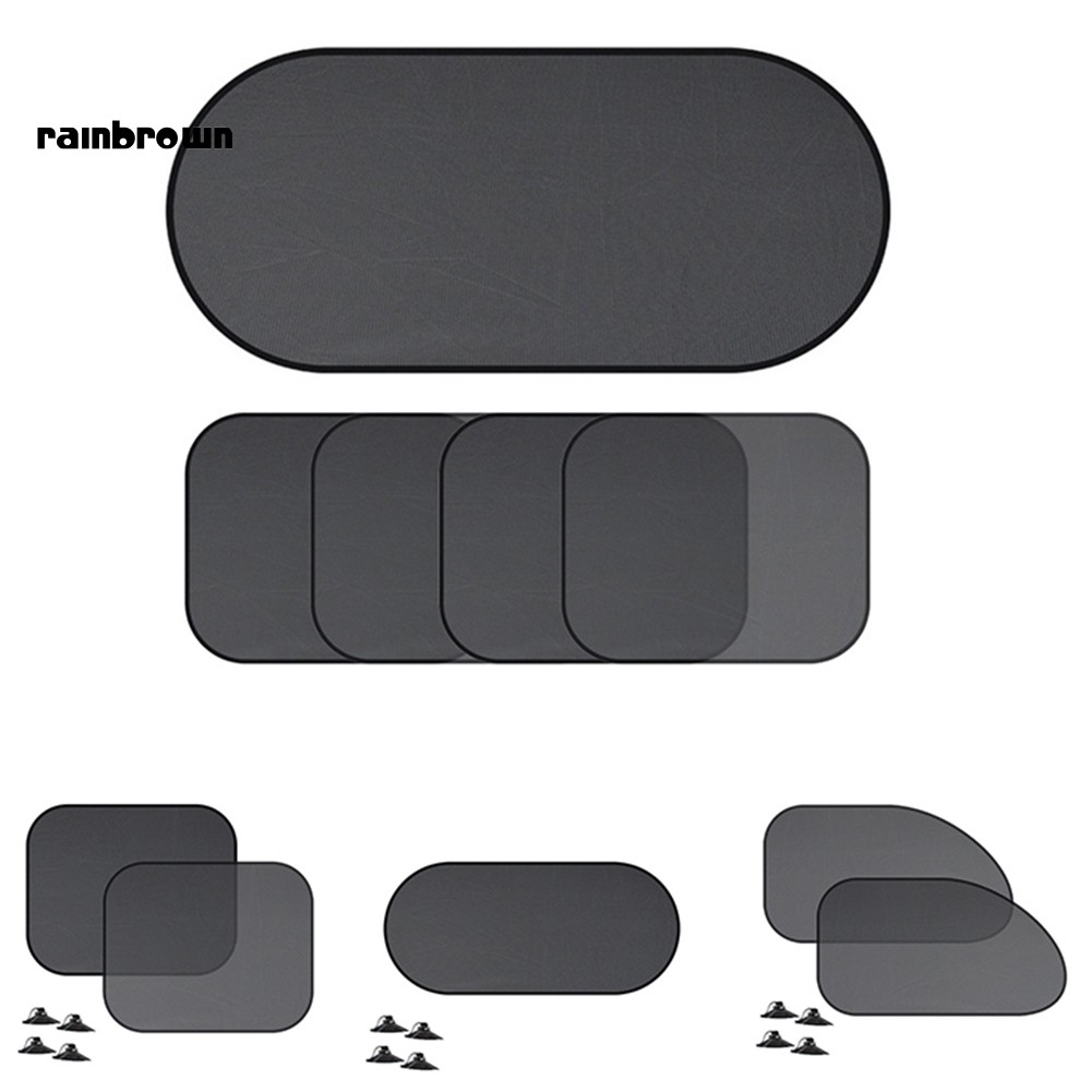 Tấm hít cửa sổ che nắng chống tia UV cho xe hơi kèm phụ kiện tiện dụng