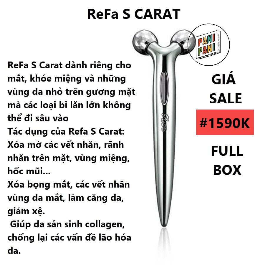 [100% AUTH] Cây Lăn Massage Thon Gọn Mặt REFA CARAT