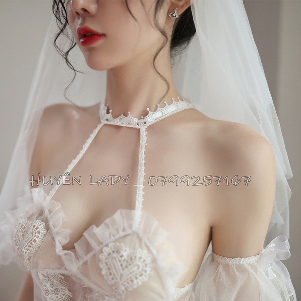 Cosplay Cô Dâu Công Chúa ❤️ Set váy ngủ cô dâu gợi cảm sexy | BigBuy360 - bigbuy360.vn