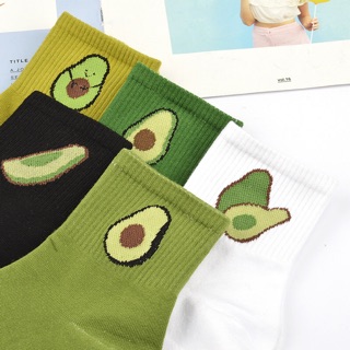 SALE (Tất Vớ) Họa Tiết Hình Trái Bơ