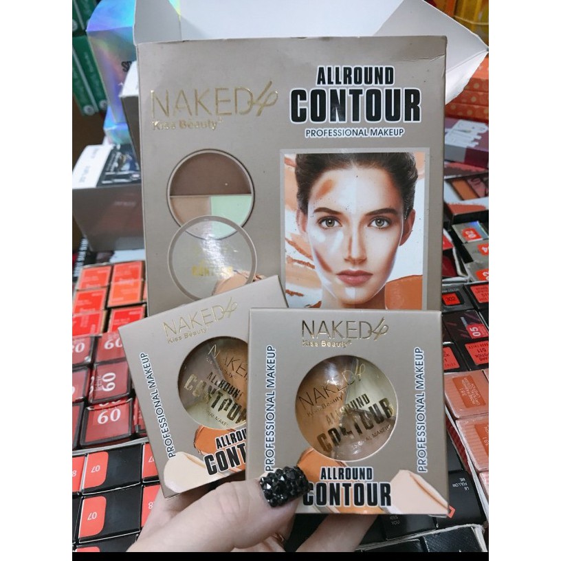 Phấn tạo khối 3 ngăn Naked 4 Profesional Combi Foundation 30g | BigBuy360 - bigbuy360.vn