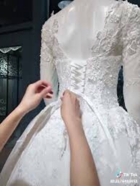 Gọng váy cưới đan dây