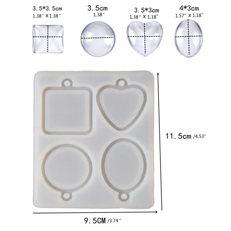 Sa Khuôn Silicon Làm Mặt Trang Sức Thủ Công DIY