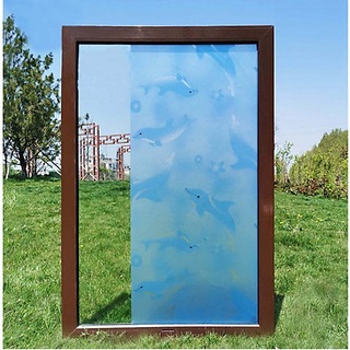 Decal Giấy Dán Kính Cá heo xanh keo sẵn khổ 45cm