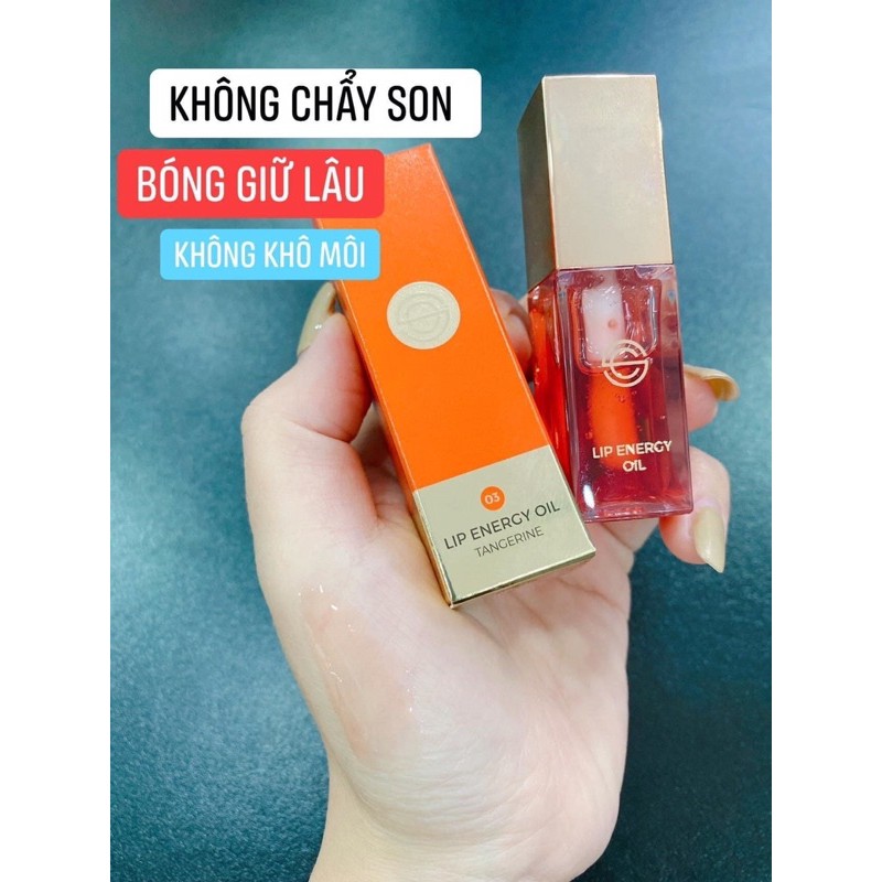 Son bóng #Energy oil Hàn Quốc  Shop về 2 màu : Bóng Cam và Bóng Hồng