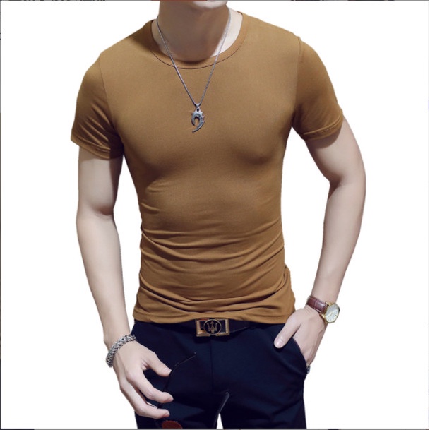 COMBO 4 Áo thun nam Basic trơn nhiều màu