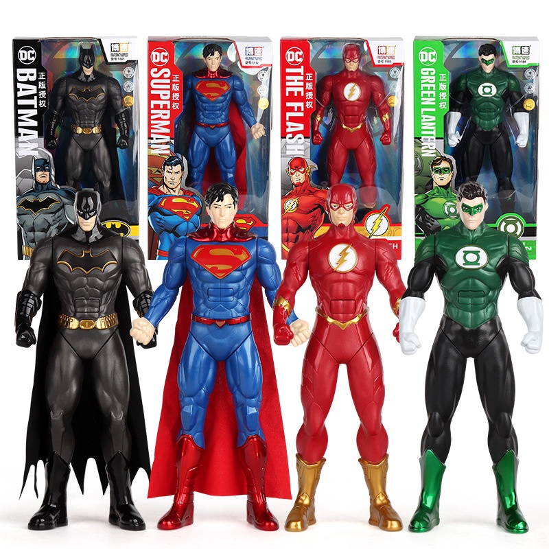 Mô Hình Nhân Vật Siêu Anh Hùng Người Dơi Superman Flashman 32Cm Có Nhạc Dùng Làm Quà Tặng Sinh Nhật Cho Bé Trai