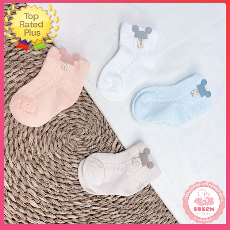 Tất lưới lẻ daisykids siêu mềm giữ ẩm chân cho bé sk5