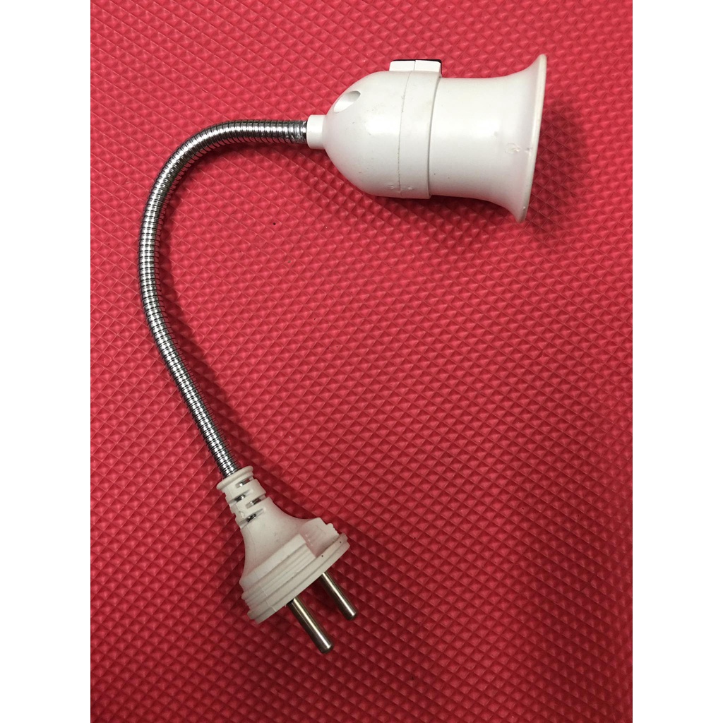 Đui đèn đa năng, liền phích cắm và công tắc, đui xoáy E27 phù hợp hầu hết các loại bóng đèn