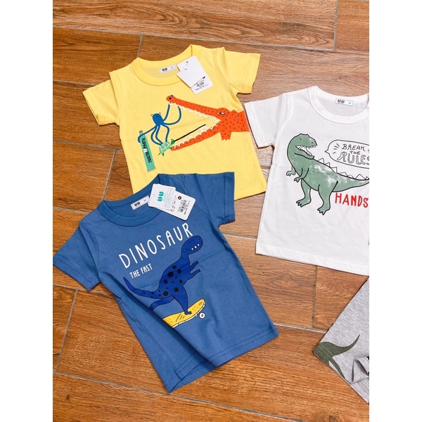 Áo Phông Cộc Tay Chất thun Cotton Hàng 27kids size 90-140 cho bé 10-25kg