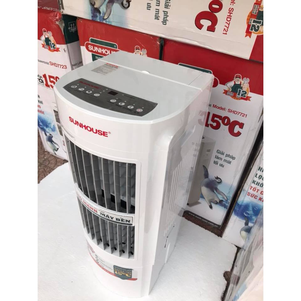Quạt hơi nước Sunhouse SHD7722 20 lít , quạt điều hoà, máy làm mát không khí - Hàng trưng bày thanh lý