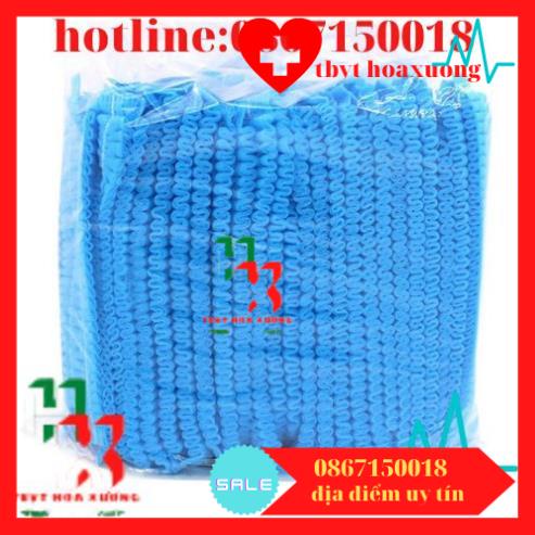 Mũ Chùm Đầu Y Tế, Nón Con Sâu Chùm Đầu, Chất Liệu Giầy Dặn, Dùng Cho Y Tế , Spa