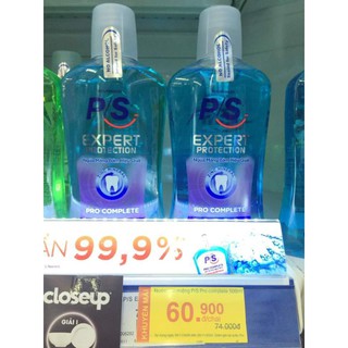 Nước súc miệng PS dung tích 500 ml - nước xúc miệng P/S