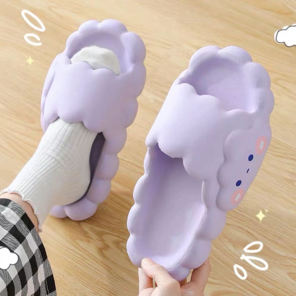 Dép đi trong nhà hình đám mây dễ thương thời trang mùa hè dành cho cặp đôi đủ size 36-41