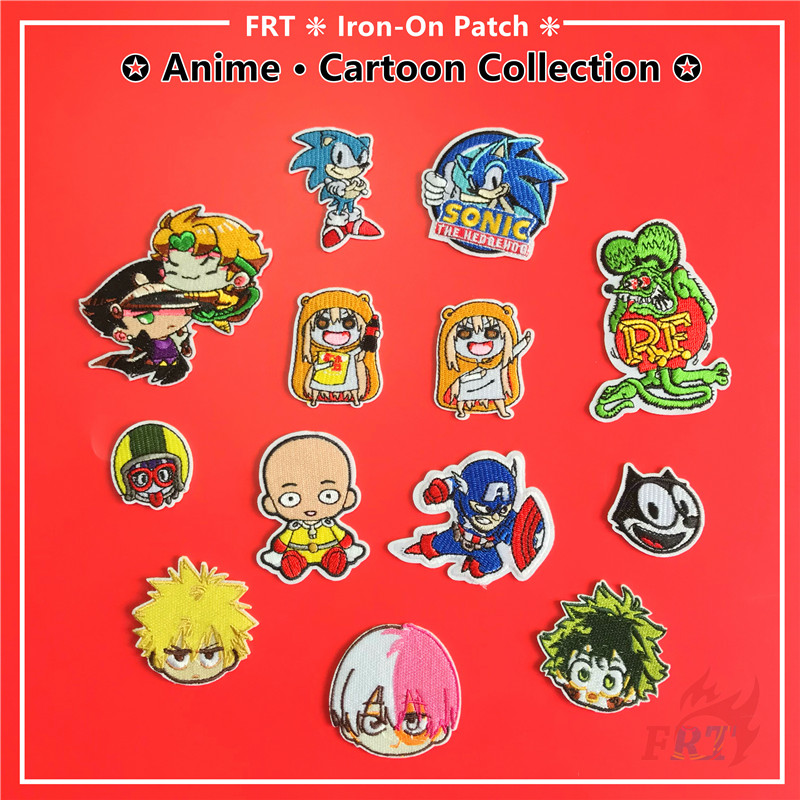 Miếng Dán Ủi Quần Áo Hình Nhân Vật Hoạt Hình Nhiều Kiểu Cá Tính