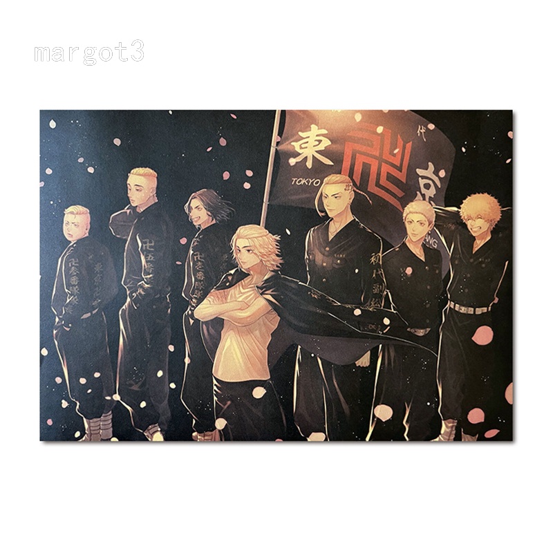 Poster Dán Tường Trang Trí In Hình Nhân Vật Anime