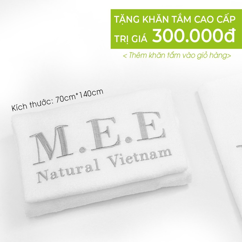 Liệu trình chăm da mụn, viêm nang lông MEE NATURAL - Sữa tắm viêm nang lông 500ml + 2 xịt thảo mộc viêm nang lông 100ml