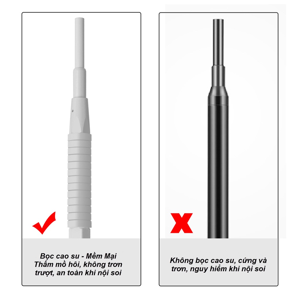 Túi Camera tai mũi họng, Camera Nội Soi Tai Có Dây Androi, Siêu Nét Dễ Dàng Sử Dụng