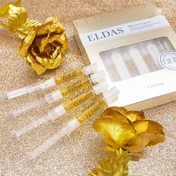 Combo 4 Ống Tế Bào Gốc Chống Lão Hóa Eldas Eg Tox Program Ampoule 2ml x 4
