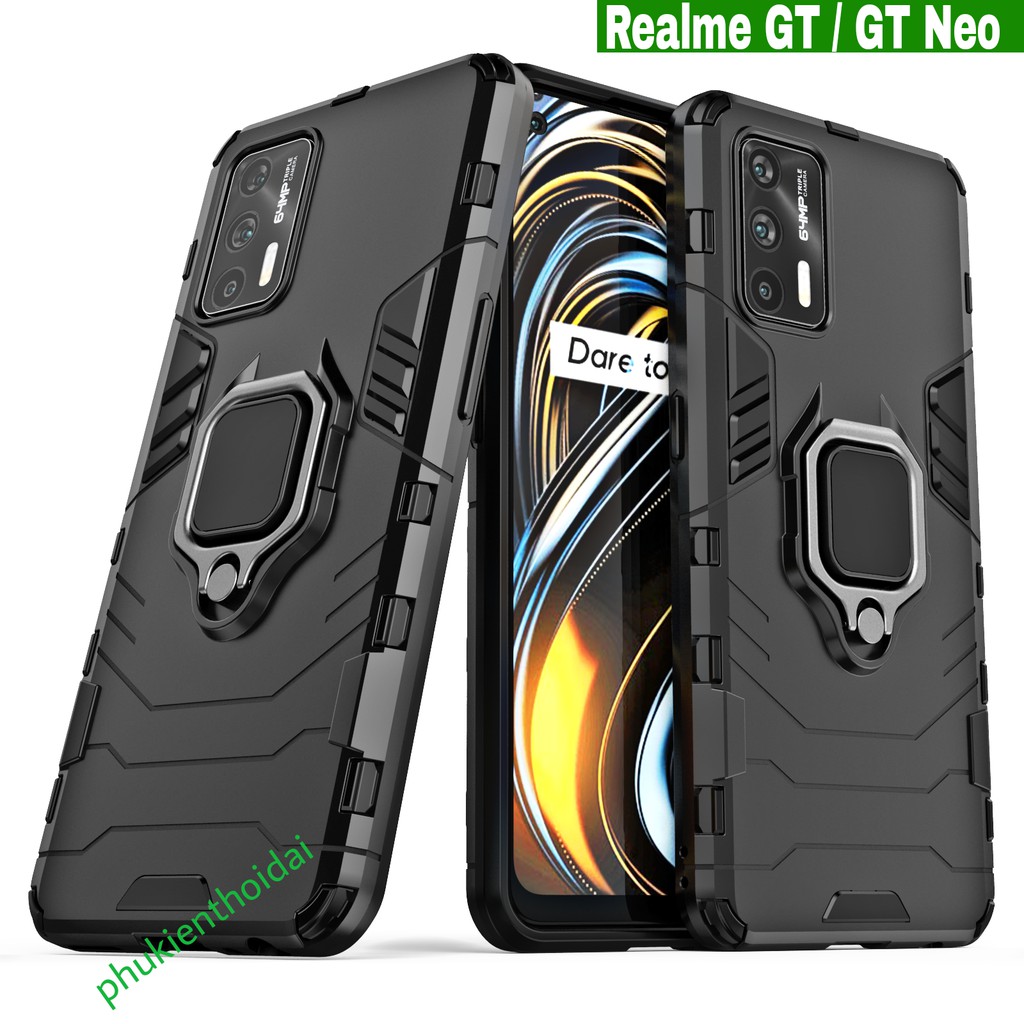 Ốp lưng Realme GT 5G / GT Neo / Q3 Pro / Neo 2T / Neo 2 / Q5 / Q5 Pro / Neo 3 / Neo 5 Iron Man Iring chống sốc va đập