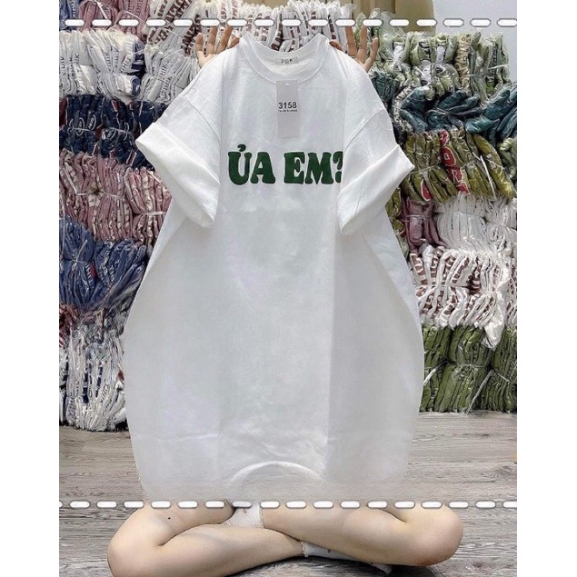 Áo Thun Tay Lỡ ỦA EM CAMNHUNG Áo Thun Nam Nữ Unisex Hot Hit