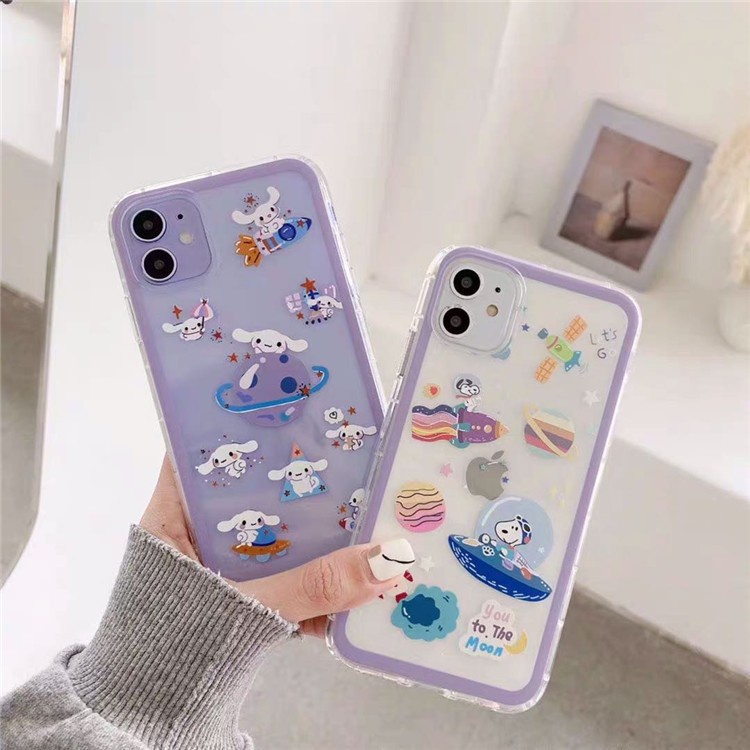 Ốp Lưng iPhone Snoopy Cinnamoroll 2458 - Akira xưởng in sỉ ốp lưng giá rẻ