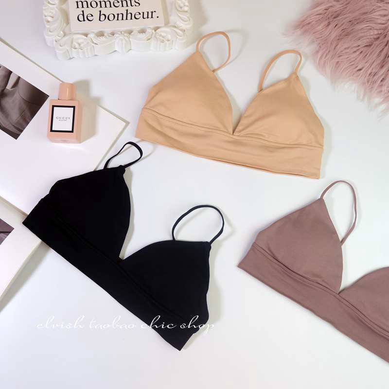 09001 &lt;37-70KG&gt; Áo Ngực Tam Giác Không Gọng Thép Mỏng