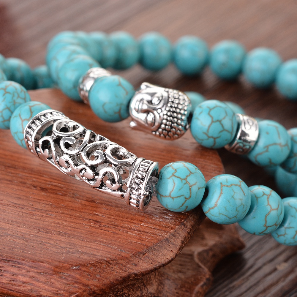 Set 2 Vòng Tay Chuỗi Hạt Phật Giáo Cho Nam Và Nữ