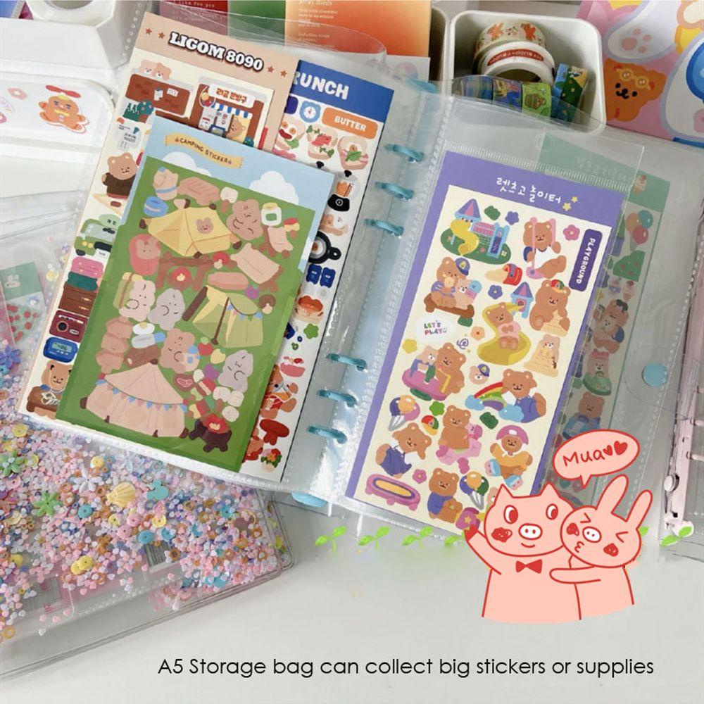 Album Ảnh Dán Trong Suốt DIY Đa Chức Năng Hình Chiếc Lá