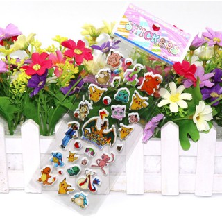Miếng dán Sticker In Nổi Pokemon Bicachu