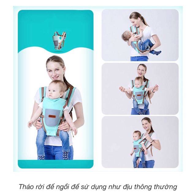 Địu ngồi em bé Baby Lab chính hãng Xịn